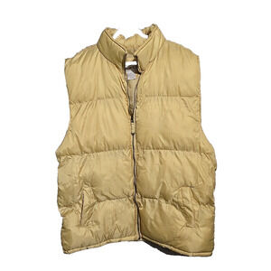 PWT Yellow Full Zip Sleeveless Down Outdoor Quilted Puffer Vest Men's Size 5X
